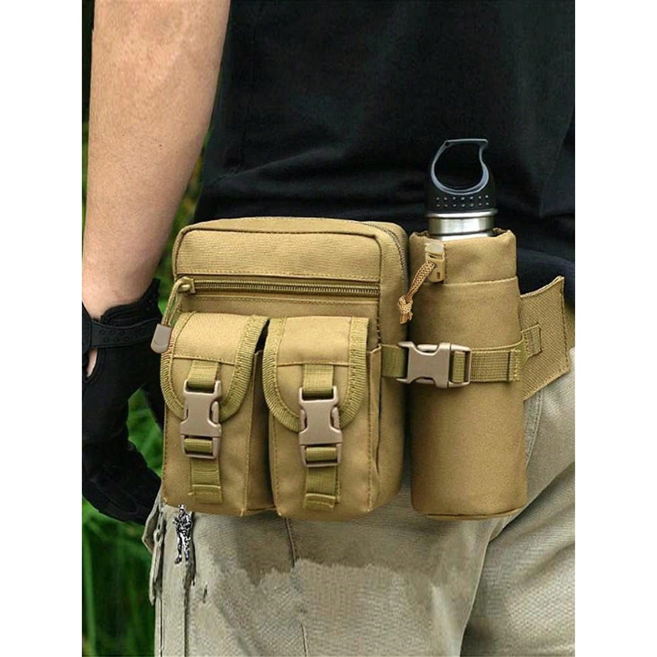 Hiking Backpack Waterproof - Стильная мужская поясная сумка, водонепроницаемый нейлоновый