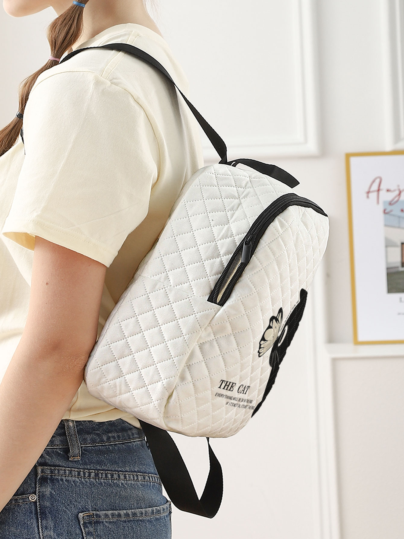 Компактный стеганый рюкзак с п – обзор и цена Mini Backpack Purse